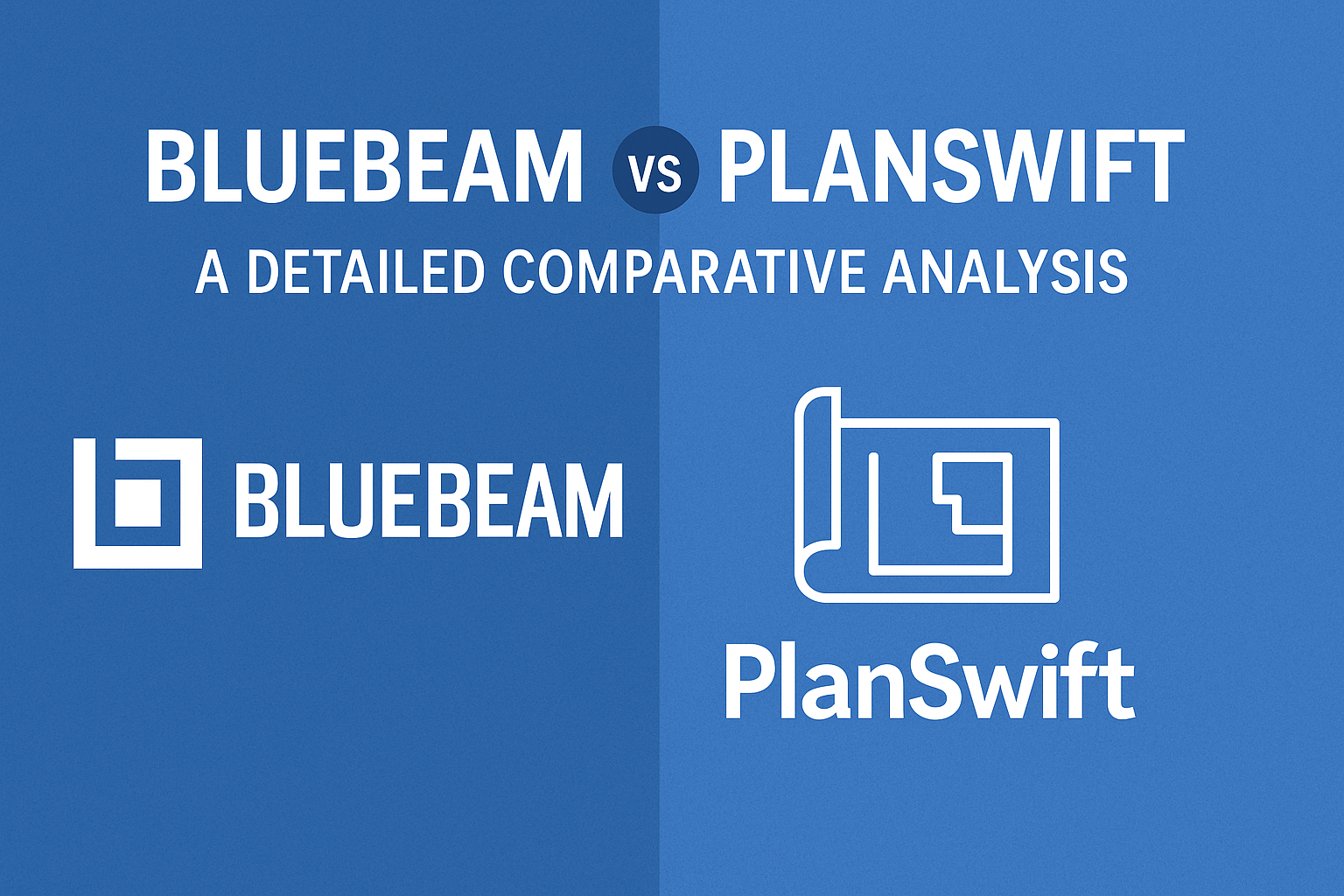 Bluebeam vs PlanSwift: A Detailed Comparative Analysis